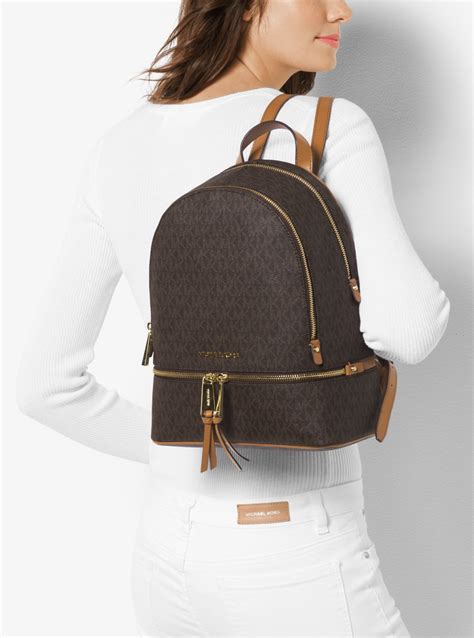 michael kors rhea medium zip|michael kors rhea backpack.